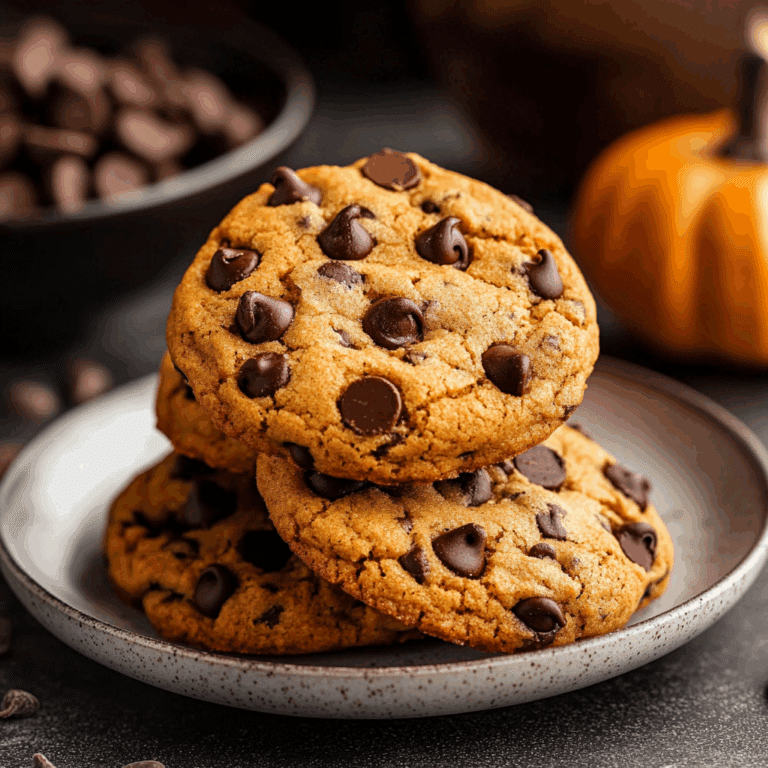 Pumpkin Chocolate Chip Cookies