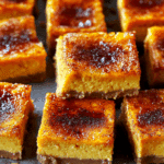 Pumpkin Crème Brûlée Cheesecake Bars