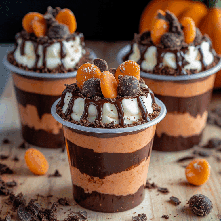 Pumpkin Patch Dirt Cups