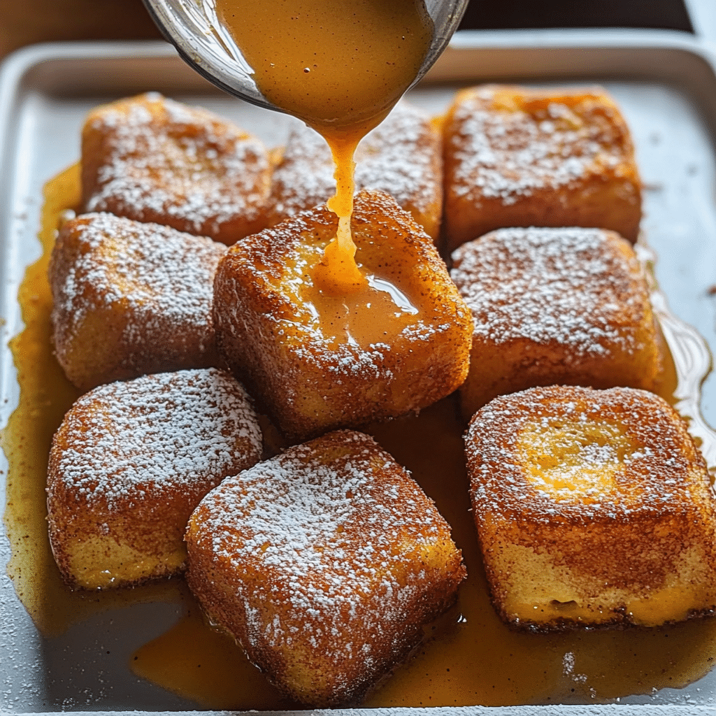 Pumpkin Spice French Toast Poppers