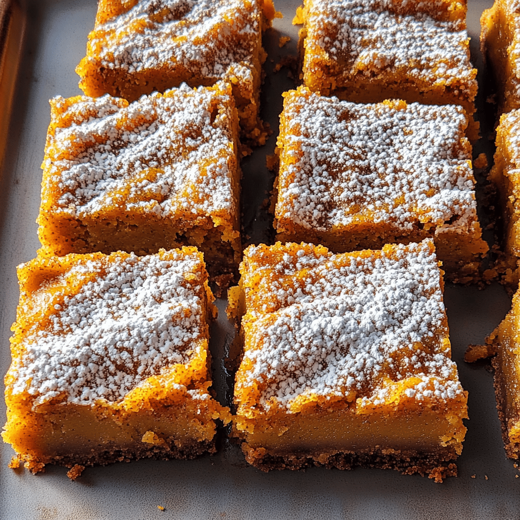 Pumpkin Spice Gooey Bars