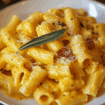 Sage Brown Butter Pumpkin Pasta Alfredo