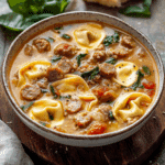 Sausage Tortellini Soup