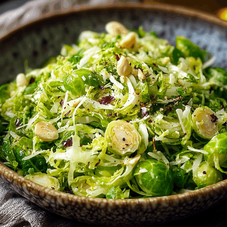 Shaved Brussels Sprout Salad