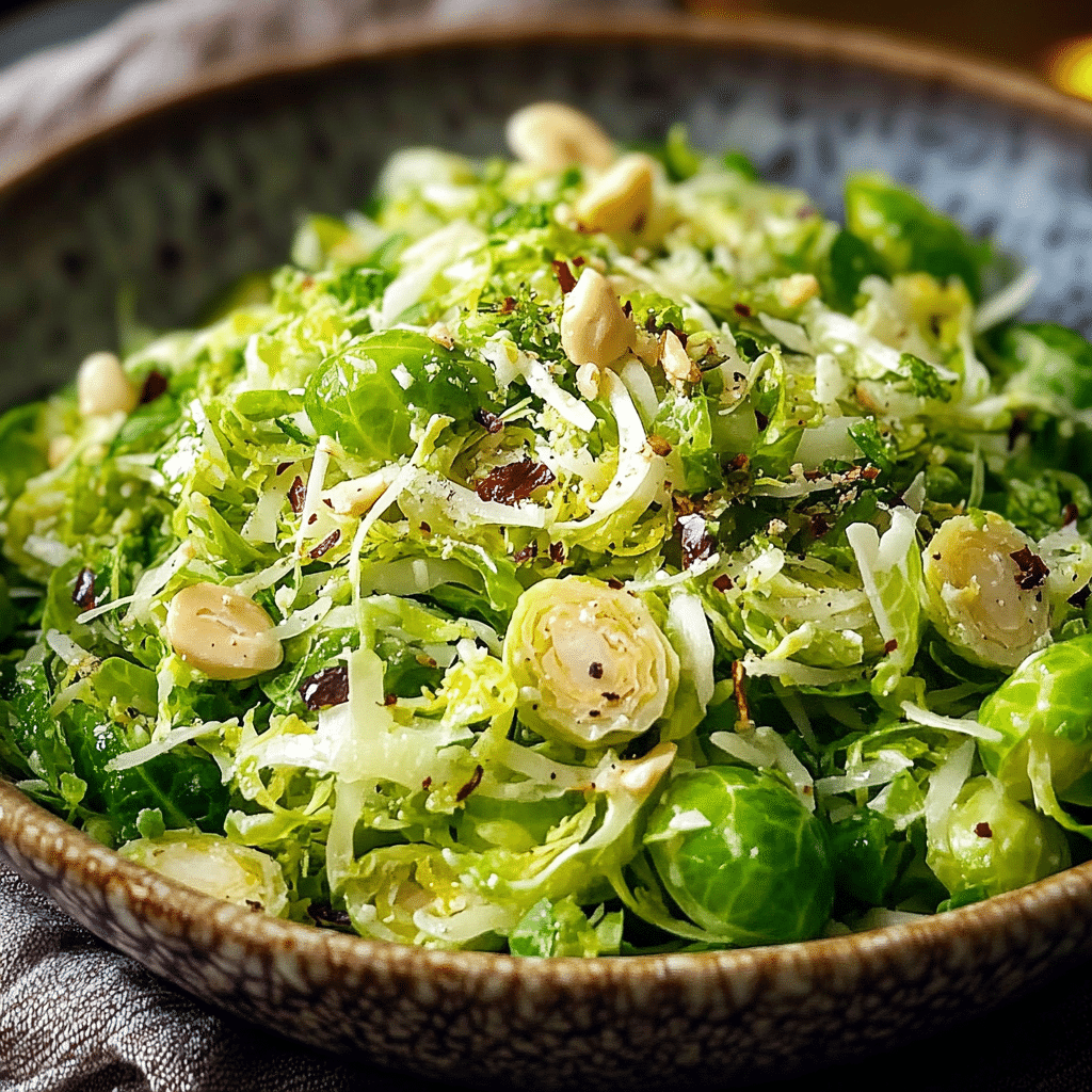 Shaved Brussels Sprout Salad