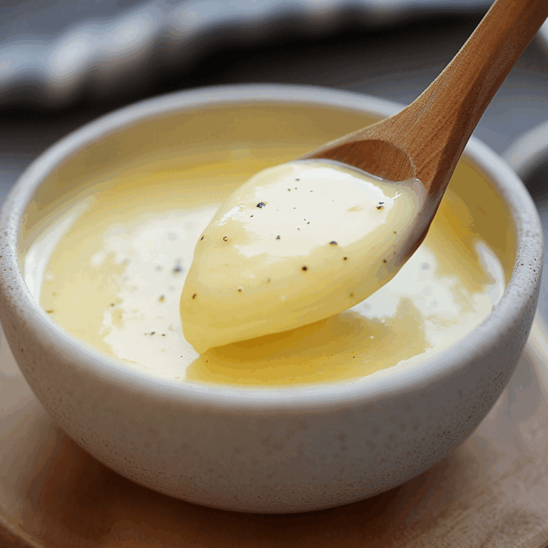 Traditional vanilla custard