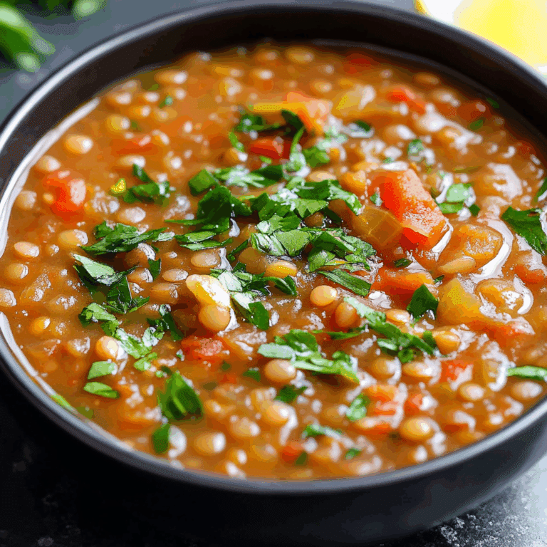 Vegetarian Lentil Soup