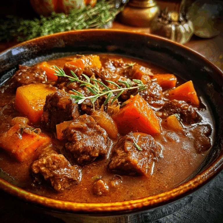 Autumn Harvest Beef Stew
