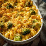Autumn Mac & Cheese with Broccoli