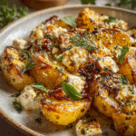 Baked Feta Potatoes