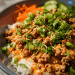 Bang Bang Ground Turkey Rice Bowls