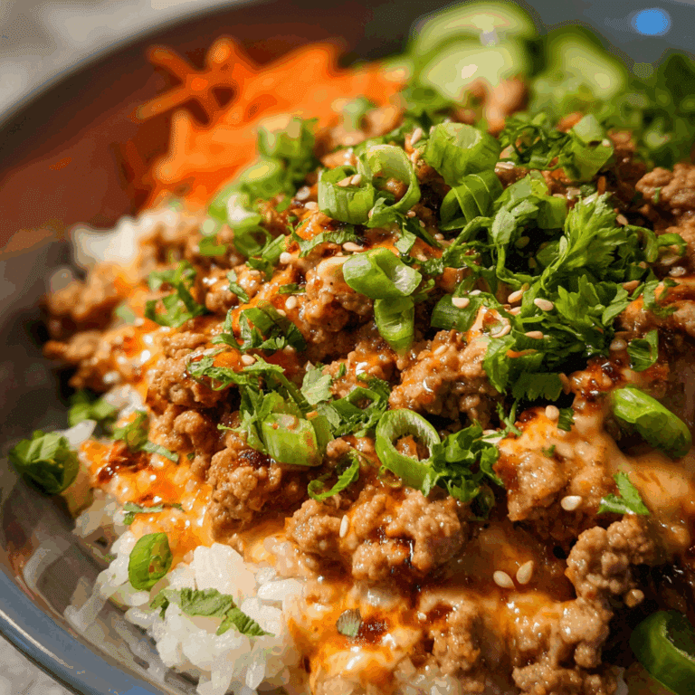 Bang Bang Ground Turkey Rice Bowls