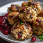 Cranberry & Turkey Stuffing Balls
