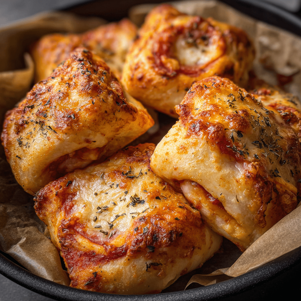 Crispy Air Fryer Pizza Rolls