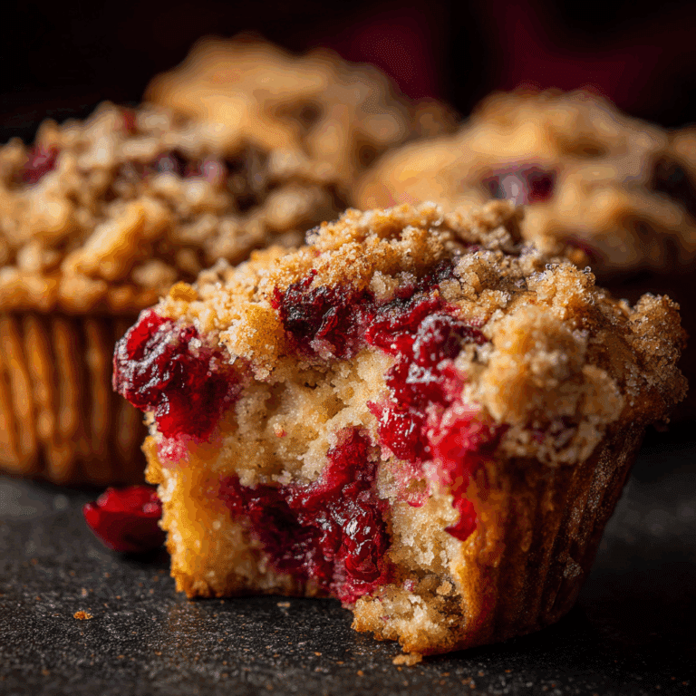 Leftover Cranberry Sauce Coffee Cake Muffins