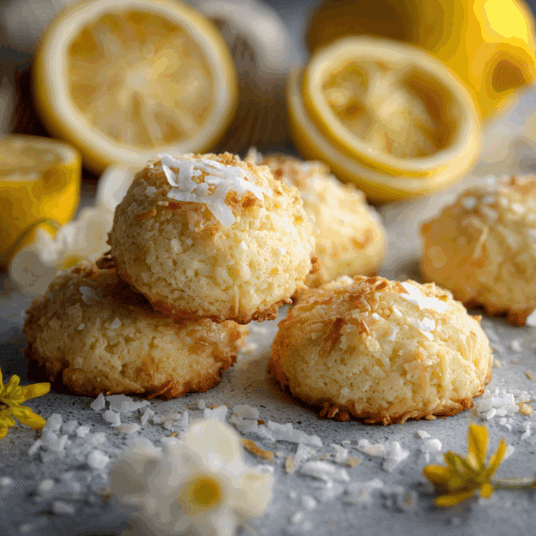 Lemon Coconut Heaven Cookies