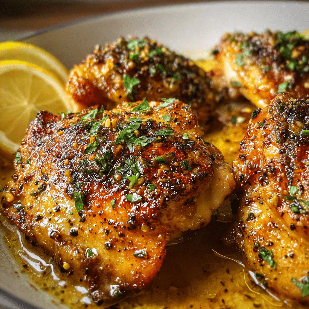 Lemon Pepper Chicken Thighs