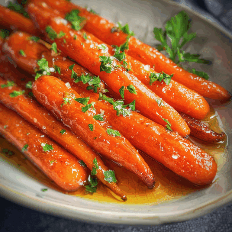 Maple & Brown Sugar Glazed Carrots