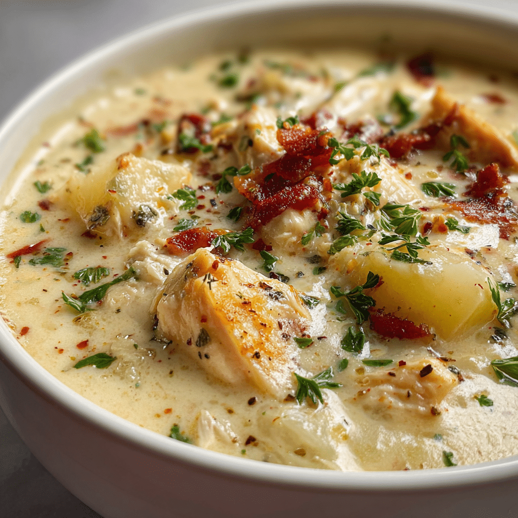 Creamy Chicken and Potato Soup