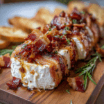 Million Dollar Bacon Goat Cheese Appetizer Log