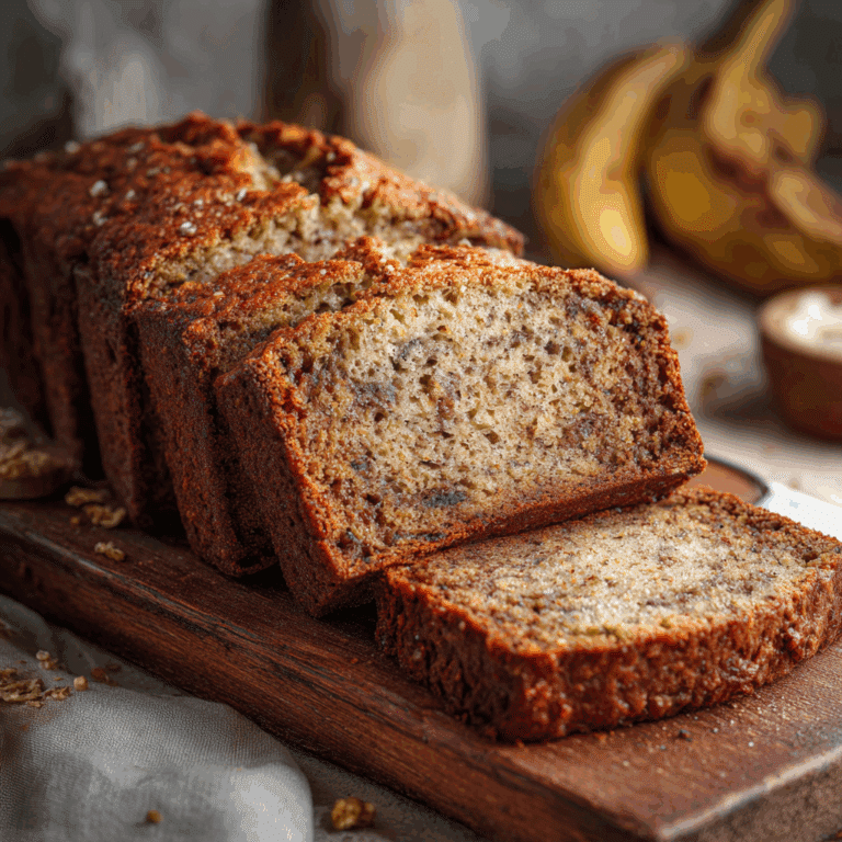 Moist Homemade Banana Bread