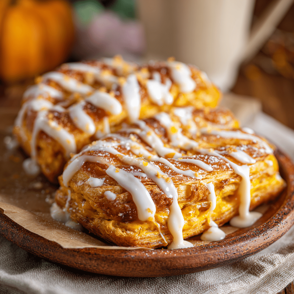 Pumpkin Cream Cheese Danish