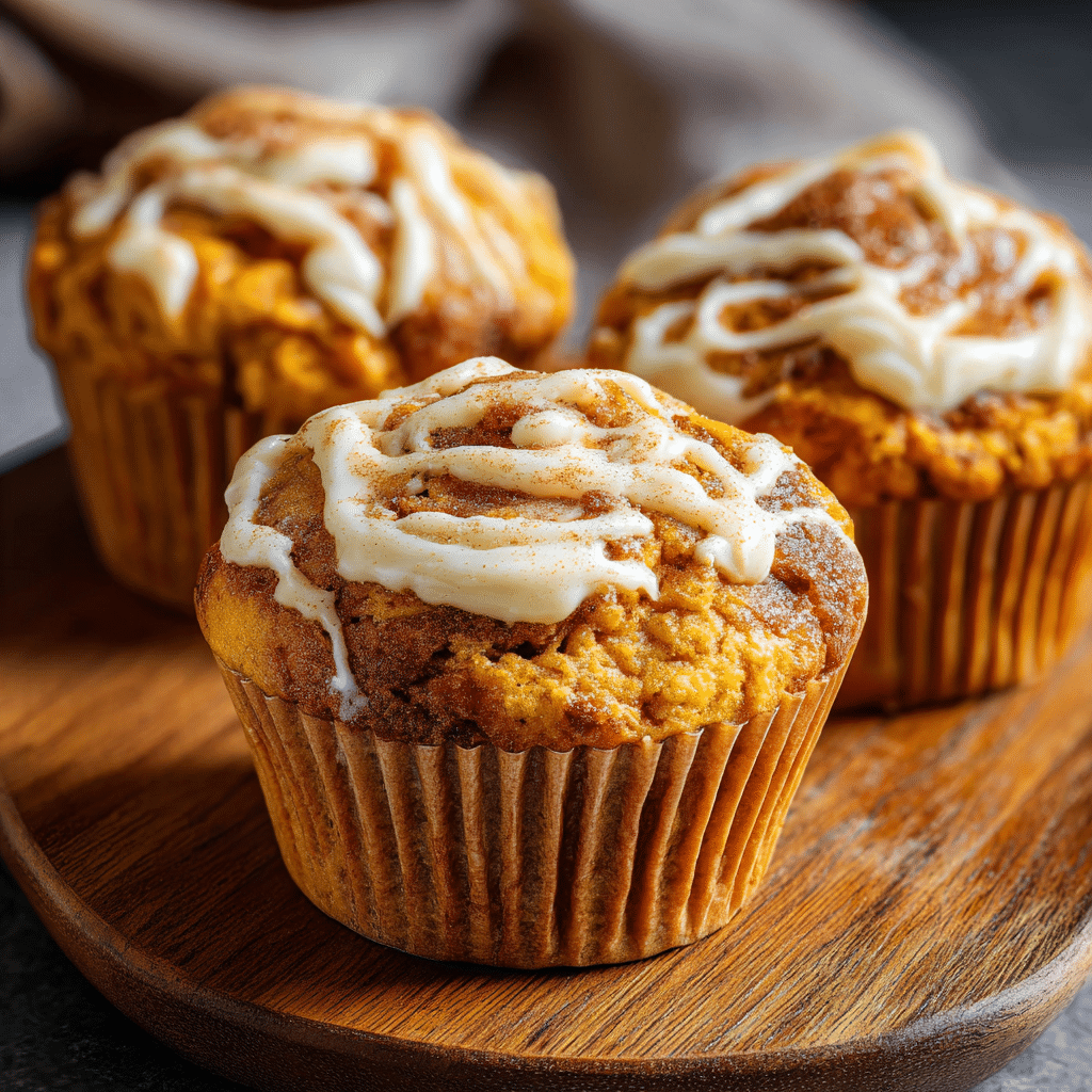 Pumpkin Cream Cheese Muffins