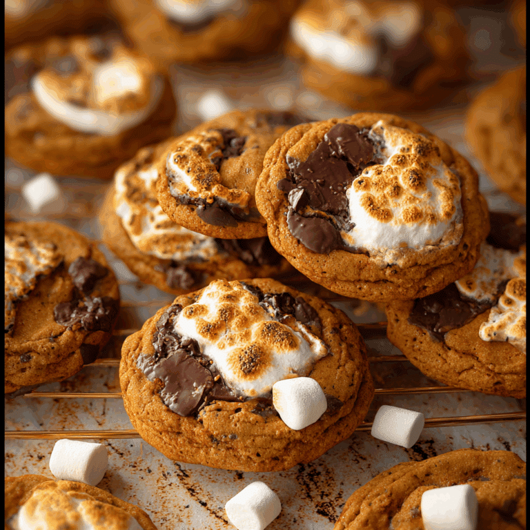Pumpkin S’mores Cookies