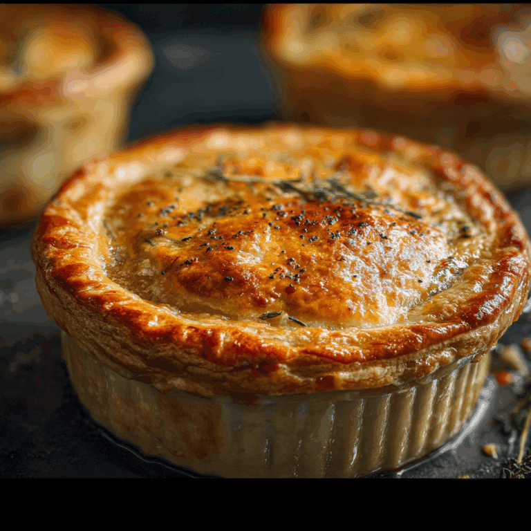 Roasted Autumn Vegetable Pot Pies