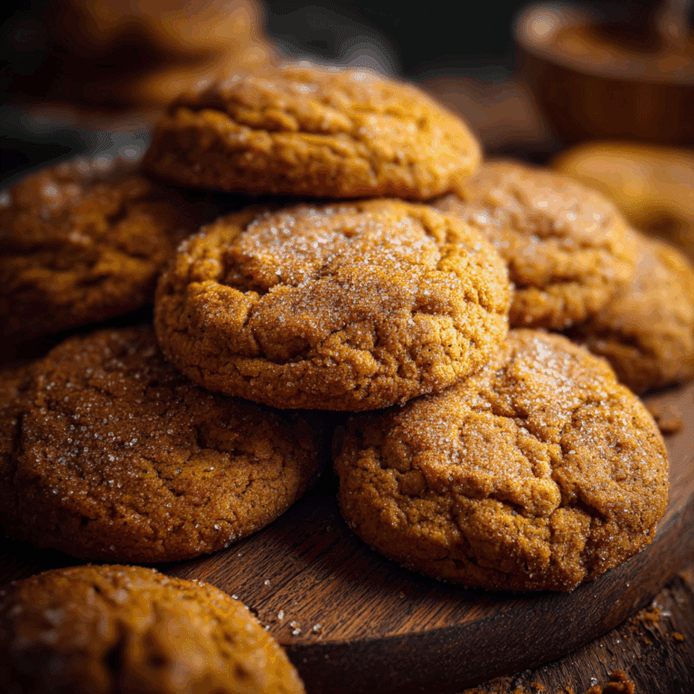 Soft and Chewy Pumpkin Cookies