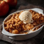 Warm Spiced Baked Apple Crisp