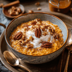 Warm Spiced Pumpkin Oatmeal
