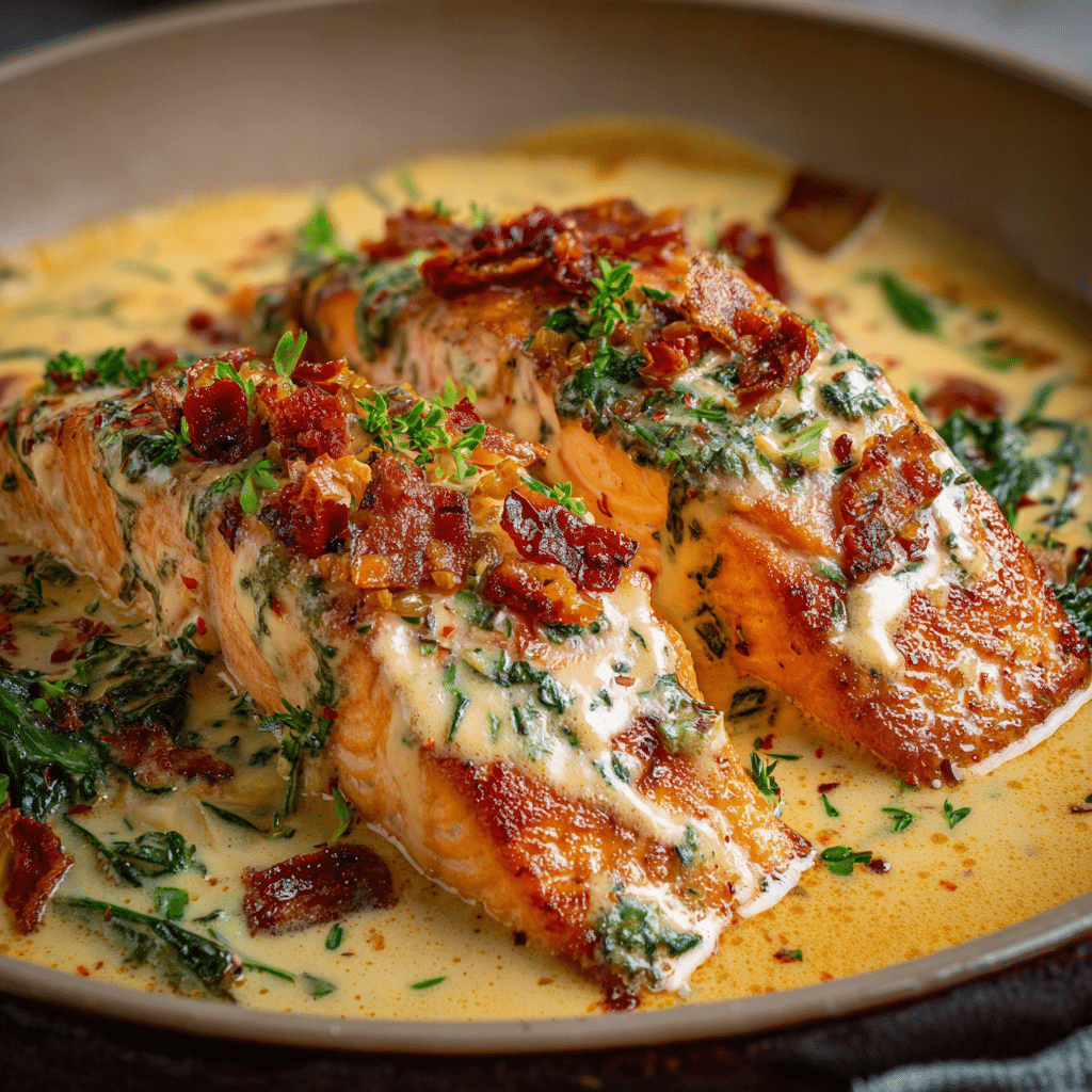 Creamy Tuscan Salmon
