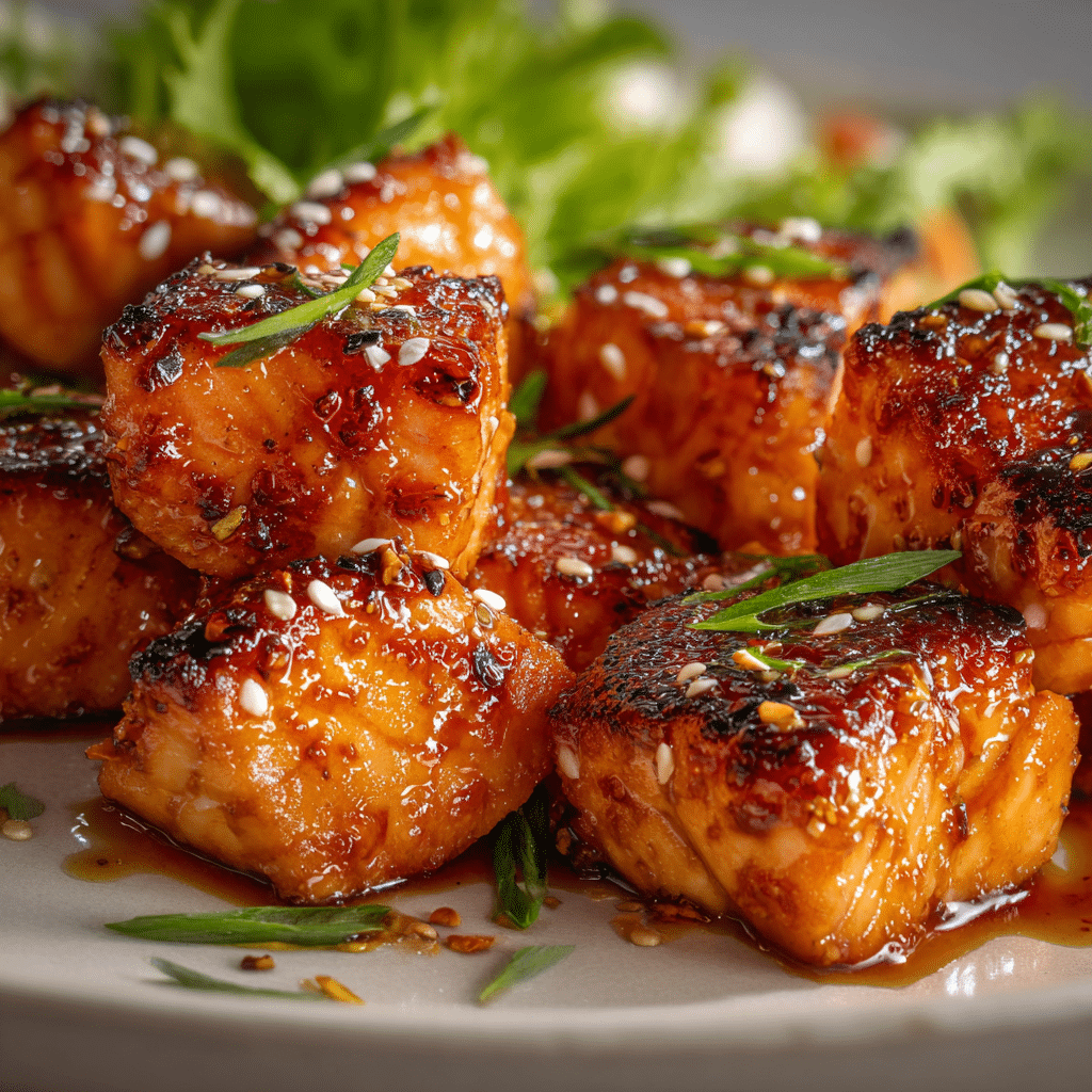 Crispy Honey Garlic Salmon Bites for Easy Dinners